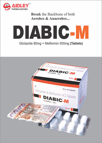 Tablet Metformin 500mg + Gliclazide 80mg