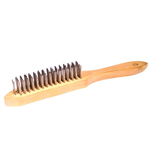 BRHSS4W SS Wire Rows And Wooden Handle Wire Brushes