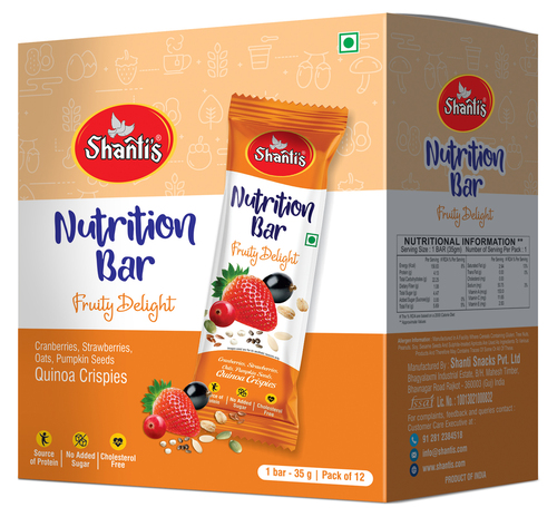 Nutrition Bar fruity delight Box