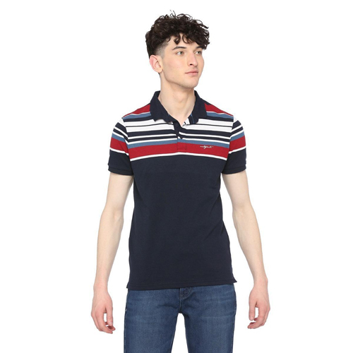 Mens Navy Regular Fit T-Shirt