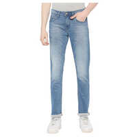 Mens Stone Slim Fit Solid Jeans