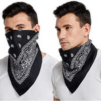 Mens Printed Cotton Bandana - Color: Different Available
