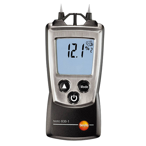 Black Testo 606-1 Pocket-Sized Moisture Meter For Material Moisture