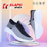 Black And White Mens Outdoor Sports Shoes