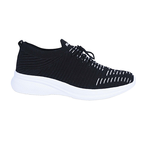 Mens Daily Wear Black Sports Shoes