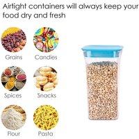 PLASTIC STORAGE CONTAINER SET WITH OPENING MOUTH (2568)