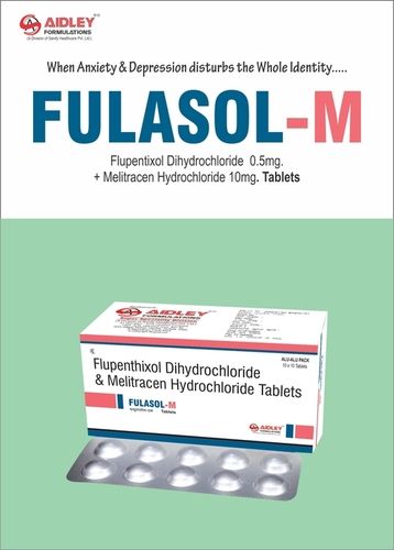 Tablet Flupentixol eq. to Flupentixol 0.5mg Melitracen HCI eq. to  Melitracen 10mg