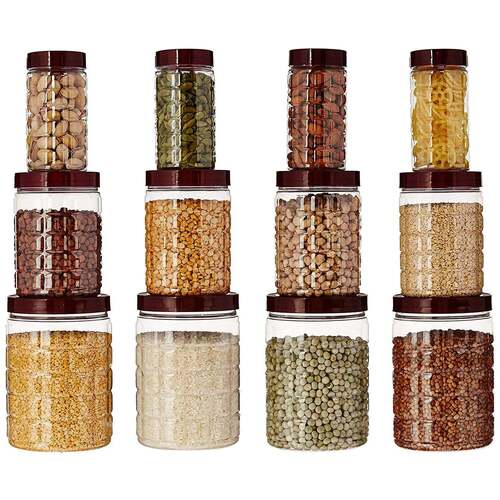 KITCHEN STORAGE PLASTIC CONTAINERS - GOOD GRIPS 18-PCS AIRTIGHT ROUND CONTAINER SET (SMALL MEDIUM and BIG SIZE) (2246)