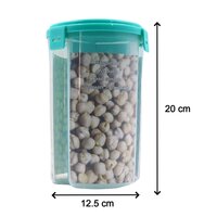 3 IN 1 TRANSPARENT AIR TIGHT STORAGE DISPENSER CONTAINER (WITH COLOR BOX) (0618B)