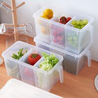 REFRIGERATOR ORGANIZER FRESH-KEEPING BOX CASE KITCHEN STORAGE BOX (2518B)