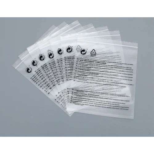 Transparent Flexo Printed Plastic Bag