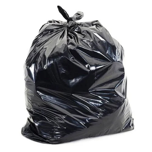 Black Plastic Garbage Bag