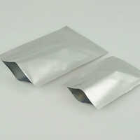 Three Side Seal Pouch - Color: Grey/silver