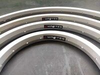 BICYCLE ALLOY RIM SINGLE WALL 20''