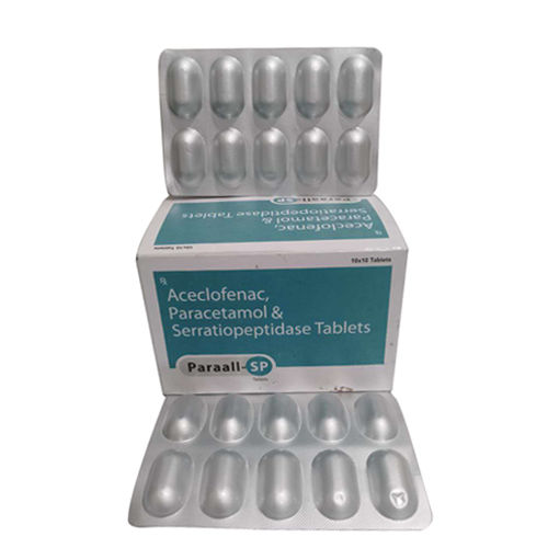 Aceclofenac Paracetamol and Serratiopeptidase Tablets