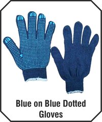 Safety Work Hand Gloves - Color: Blue