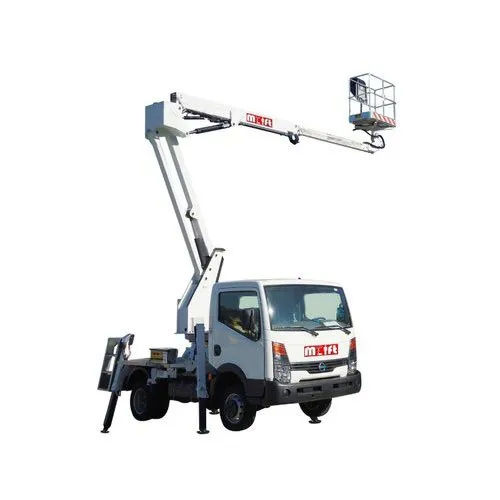 Truck Mounted Manlift Crane Application: Construction