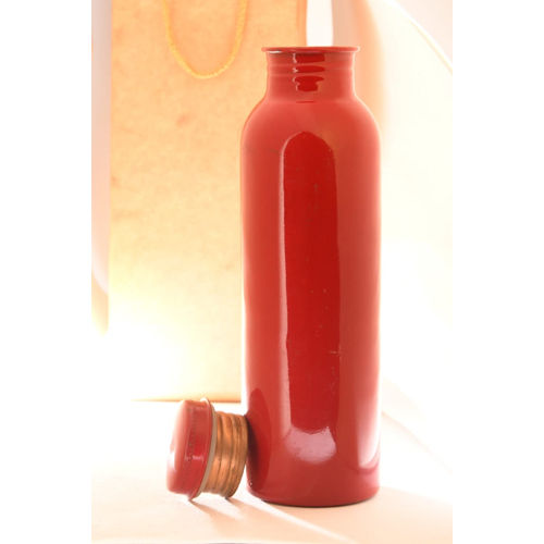 Red Color Copper Bottle