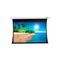 Tab-tensioned Motorized Projection Screen