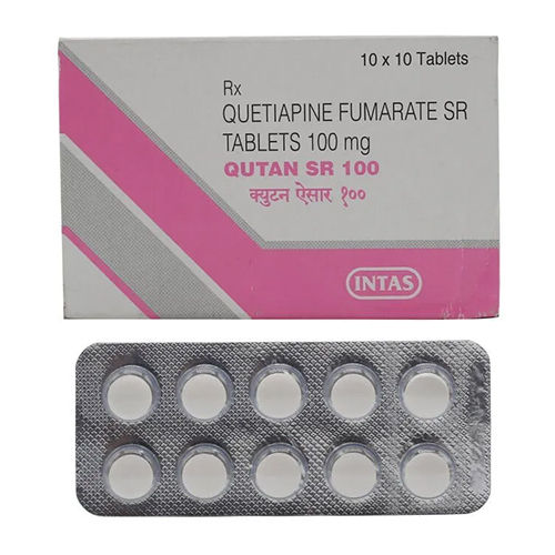 100 MG Quetiapine Fumarate SR Tablets