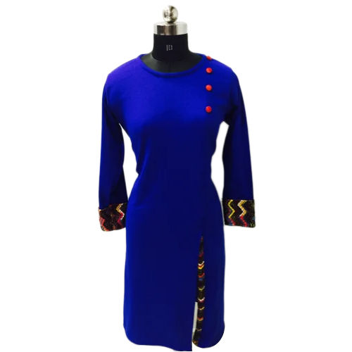 Woolen Wrinkle Free Kurti