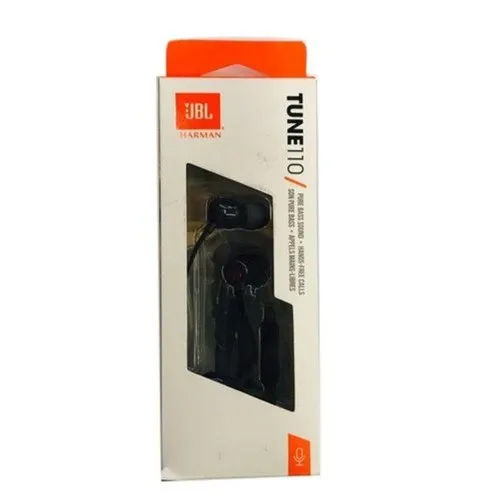 110 Jbl Tune  Wired Earphone Body Material: Plastic