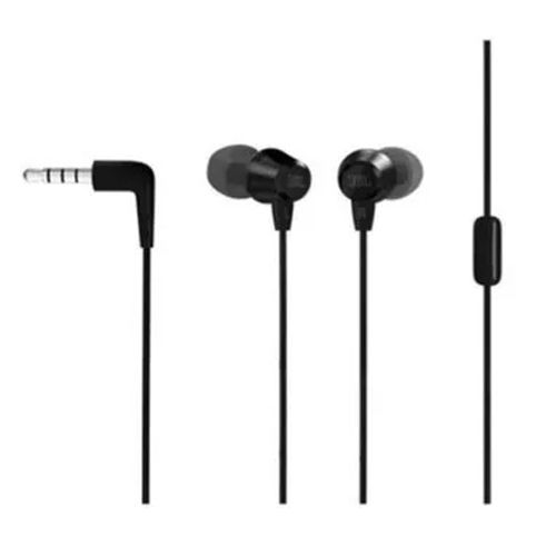 Jbl T50 Hi Black Wired Earphone Body Material: Plastic