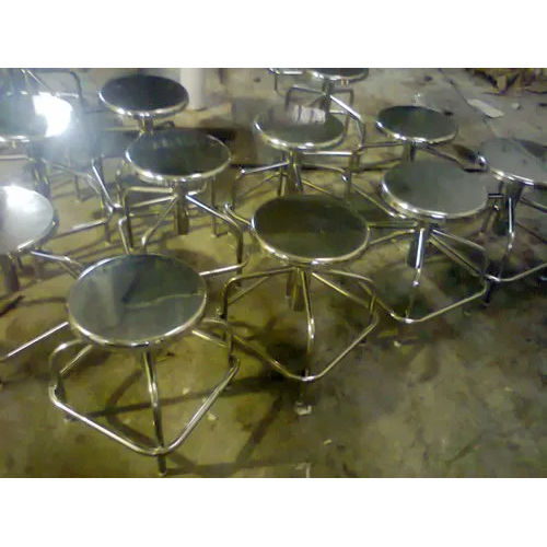 Mirror Stainless Steel Stool