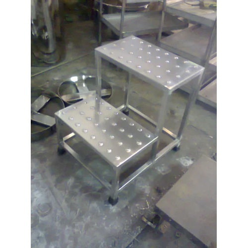 Silver Metal Step Ladders