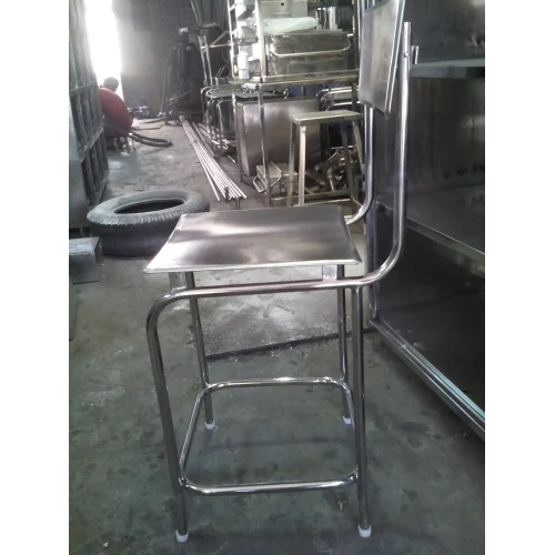 Pharma Stainless Steel Revolving Chair