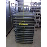 Stainless Steel Tray Trolley (Hotel Industry)