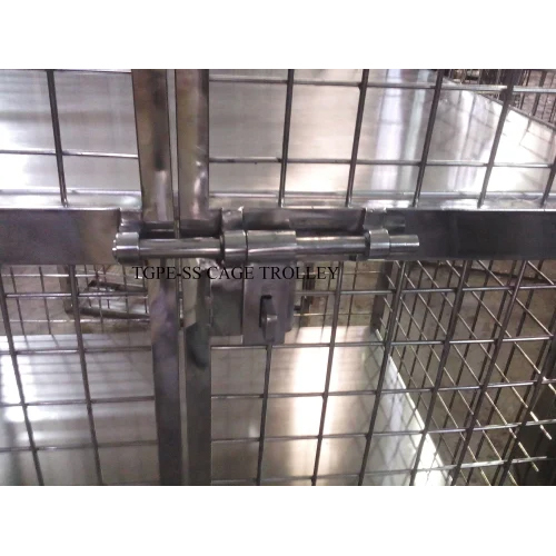 Durable Stainless Steel Cage Trolley