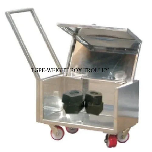 Strong Ss Weight Box Trolley