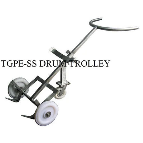 Stainless Steel Drum Trolley