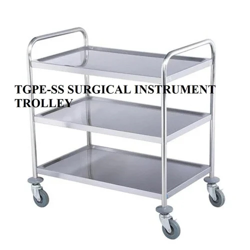 SS Surgical Instrument Trolley
