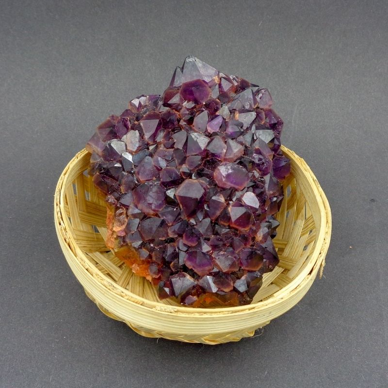 Natural Gemstone Amethyst Geord Crystals Cluster