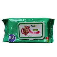 White 80pcs Eco Friendly Baby Wet Wipes Ph5.0
