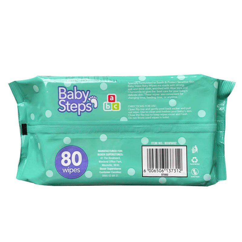 80PCS ECO Friendly Baby Wet Wipes PH5.0