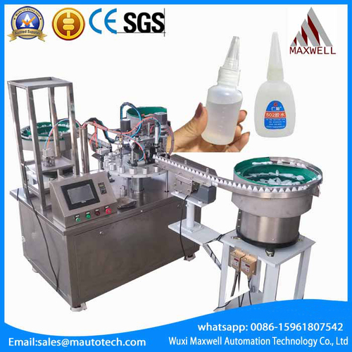 Semi-automatic 502 Glue Filling And Capping Machine