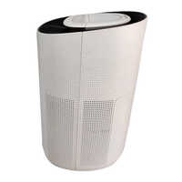 Portable Air Purifier - Stainless Steel, 100% Efficiency | Semi-Automatic Operation, Effective Against Dry Dust, Warranty Included