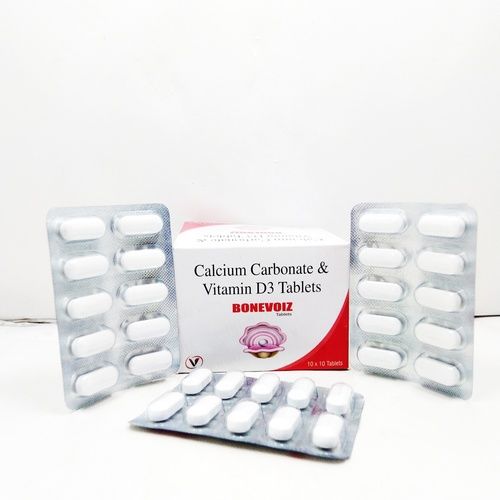 Calcium Carbonate 1250 Mg Eq. To 500 Mg Elemental Calcium Vit D3 General Medicines