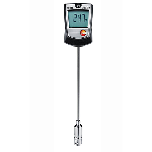 surface thermometer with large measuring range