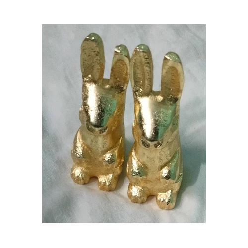 Metal Motifs - Metal Art Decor Polished Gold Finish with Modern Indian Style and Artistic Design Elements