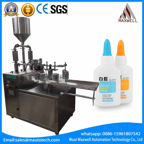 White glue filling and capping machine
