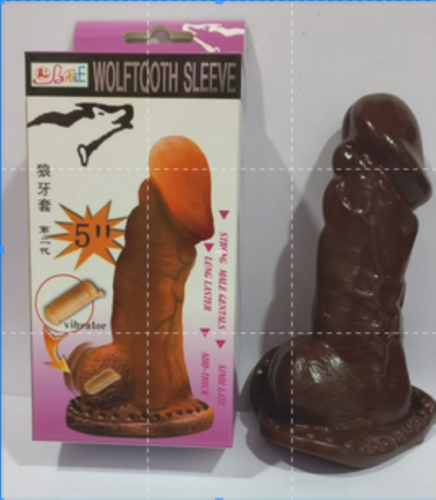 Wolftooth Sleeve Condom With Vibrator 5 For Mutual Climax Condom For Men