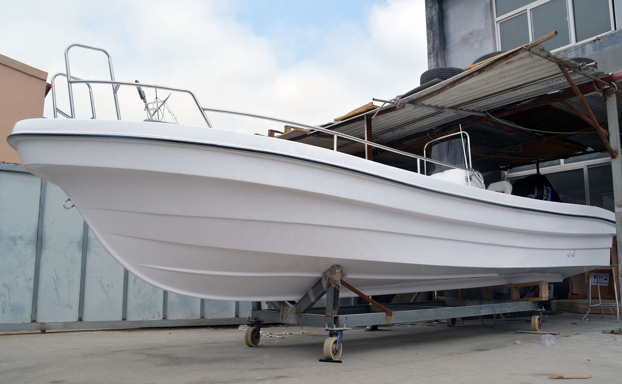 Fiberglass boat fishing boat yacht boats for sale