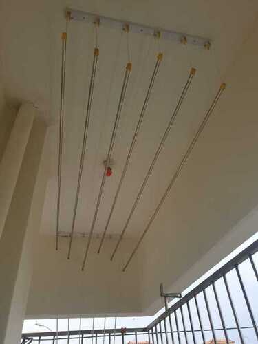 Ceiling mounted pulley type cloth drying hangers in Surveyor Colony Madhurai