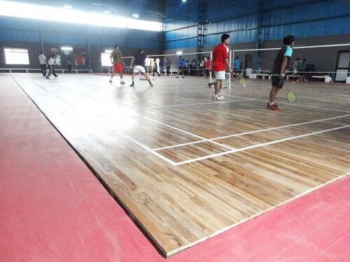 Badminton Wooden Court