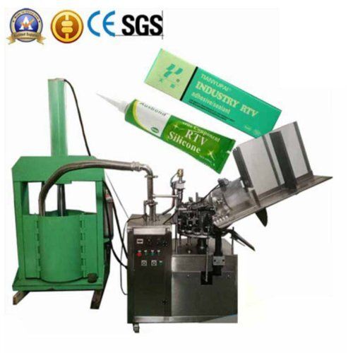 Metal Tube Silicone Sealant Filling And Folding Tail Machine - Application: Chemical