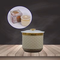 PLASTIC ROUND MELODY AIR TIGHT CONTAINER JAR 850ML FOR FOOD (5273)